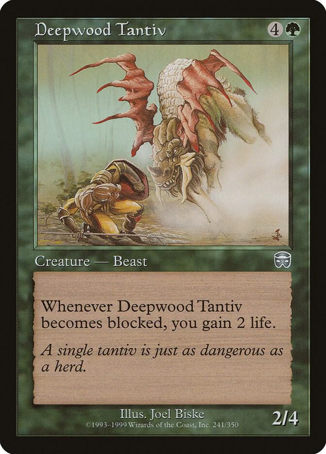 Deepwood Tantiv 241 card from Mercadian Masques