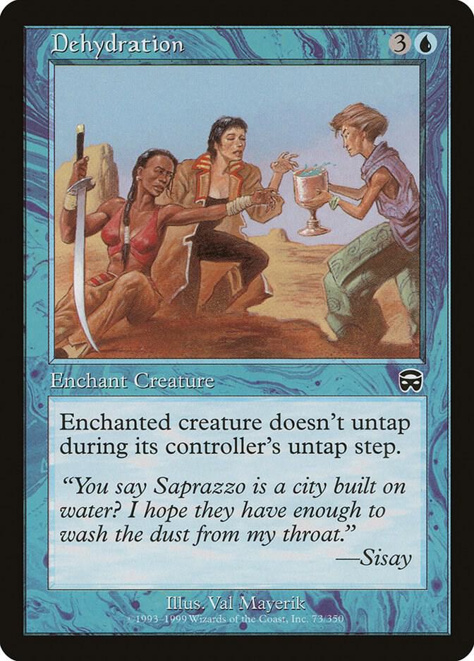 Dehydration 73 card from Mercadian Masques