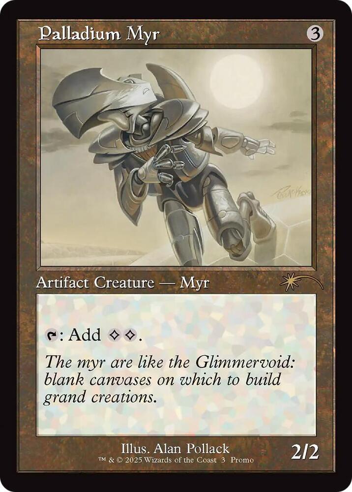 Palladium Myr (Retro Frame) 3 card from WPN & Gateway Promos