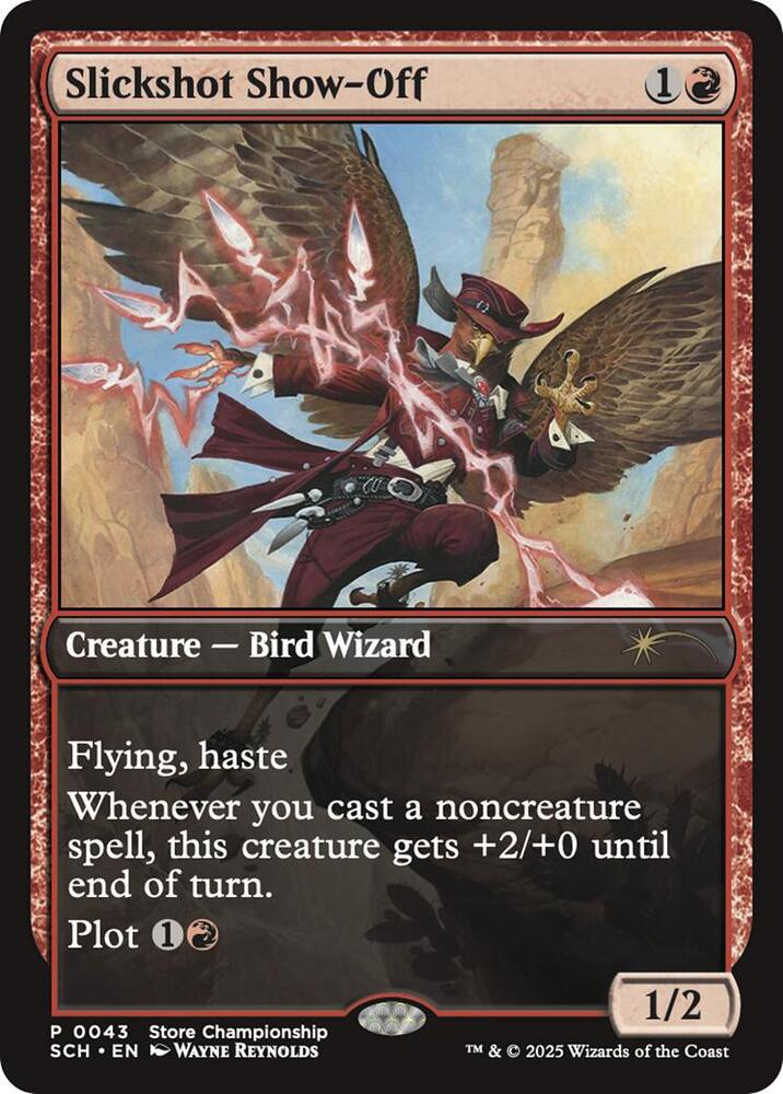Slickshot Show-Off 43 card from Game Day & Store Championship Promos
