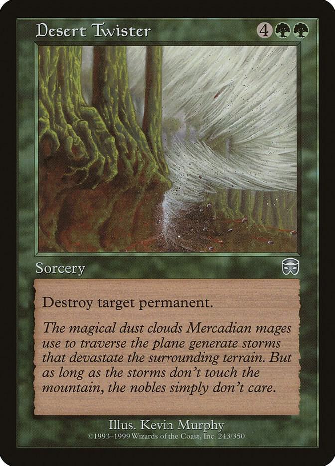 Desert Twister 243 card from Mercadian Masques