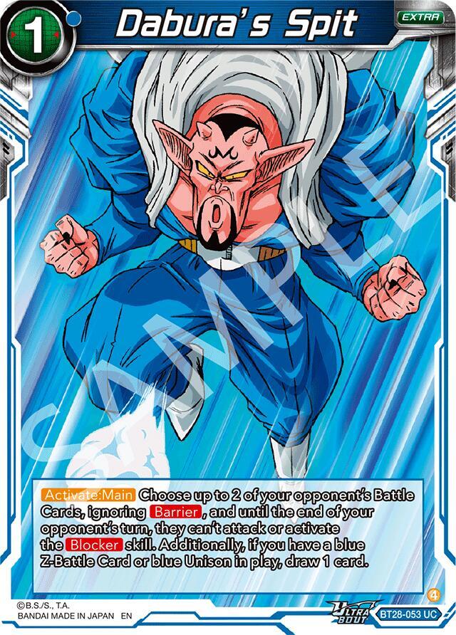 Dabura’s Spit BT28-053 card from Prismatic Clash
