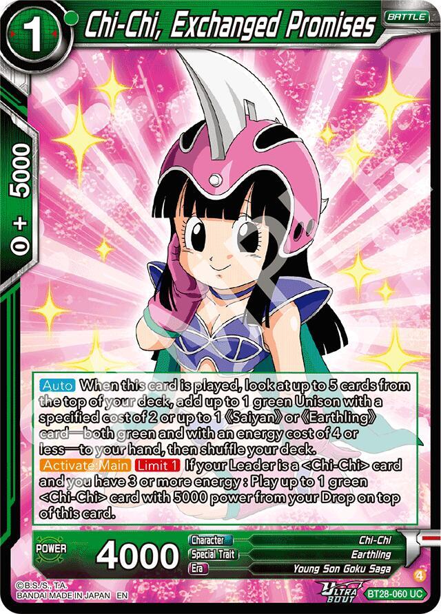 Chi-Chi, Exchanged Promises BT28-060 card from Prismatic Clash