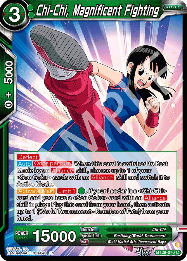 Chi-Chi, Magnificent Fighting BT28-070 card from Prismatic Clash