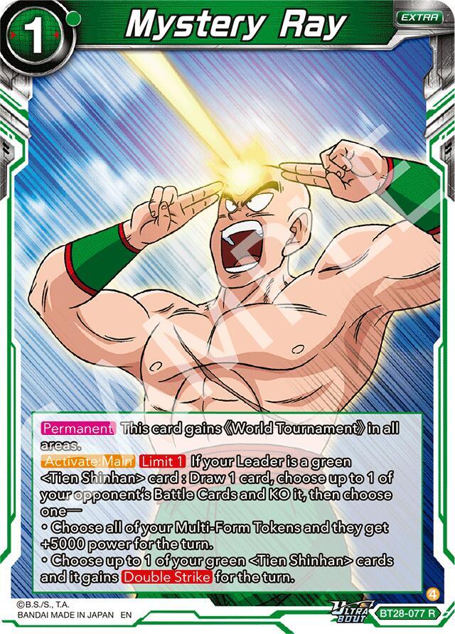 Mystery Ray BT28-077 card from Prismatic Clash