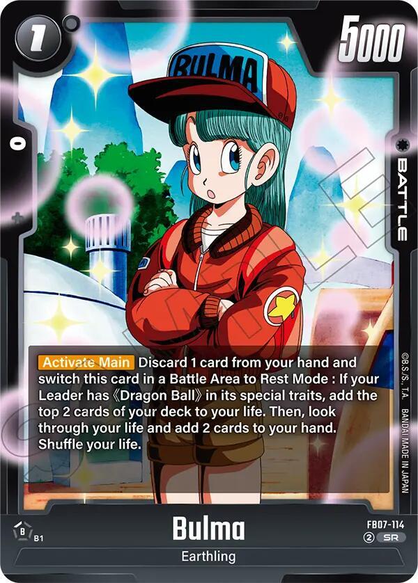 Bulma FB07-114 card from Wish For Shenron