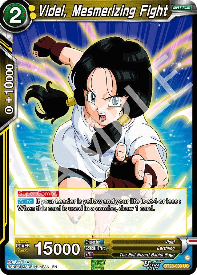 Videl, Mesmerizing Fight BT28-090 card from Prismatic Clash