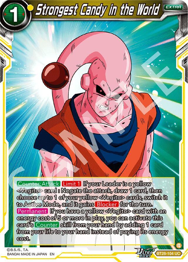 Strongest Candy in the World BT28-104 card from Prismatic Clash