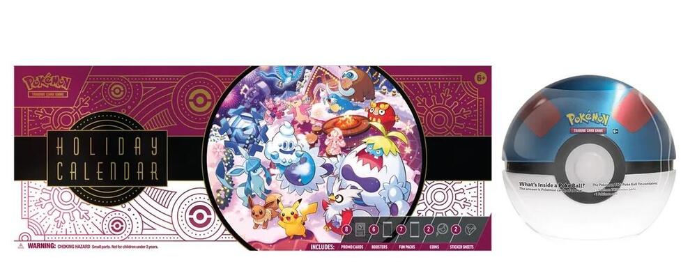 Costco Pokemon Pokemon Holiday Calendar and Great Ball Bundle card from Miscellaneous Cards & Products