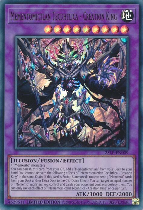 Mementomictlan Tecuhtlica - Creation King 25LP-EN009 card from Limited Pack World Championship 2025