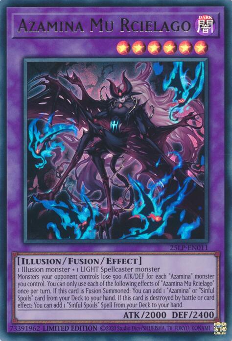 Azamina Mu Rcielago 25LP-EN011 card from Limited Pack World Championship 2025