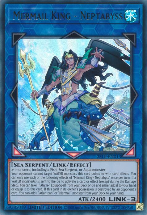 Mermail King - Neptabyss 25LP-EN013 card from Limited Pack World Championship 2025