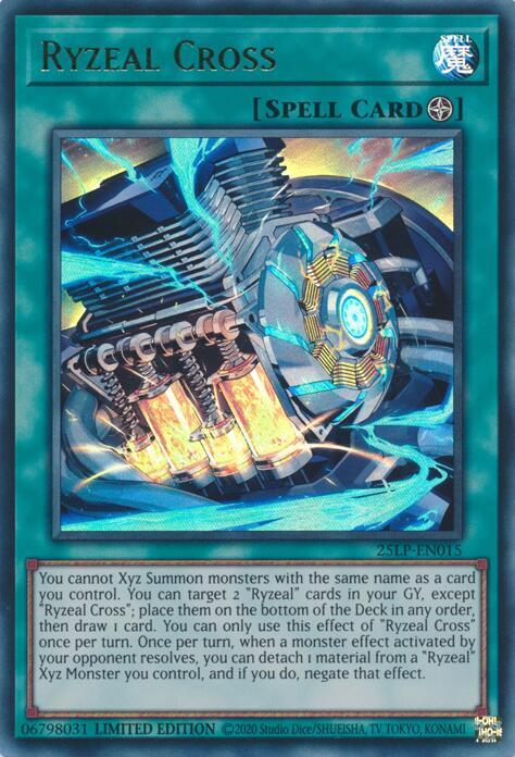 Ryzeal Cross 25LP-EN015 card from Limited Pack World Championship 2025