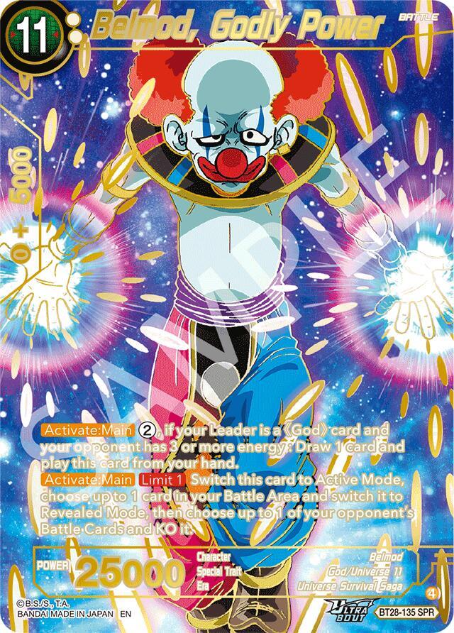 Belmod, Godly Power (SPR) BT28-135 card from Prismatic Clash
