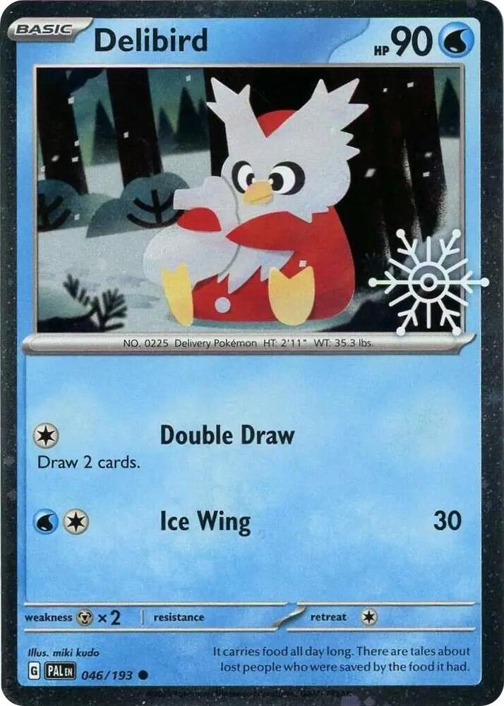 Delibird (Holiday Calendar) 046/193 card from Miscellaneous Cards & Products