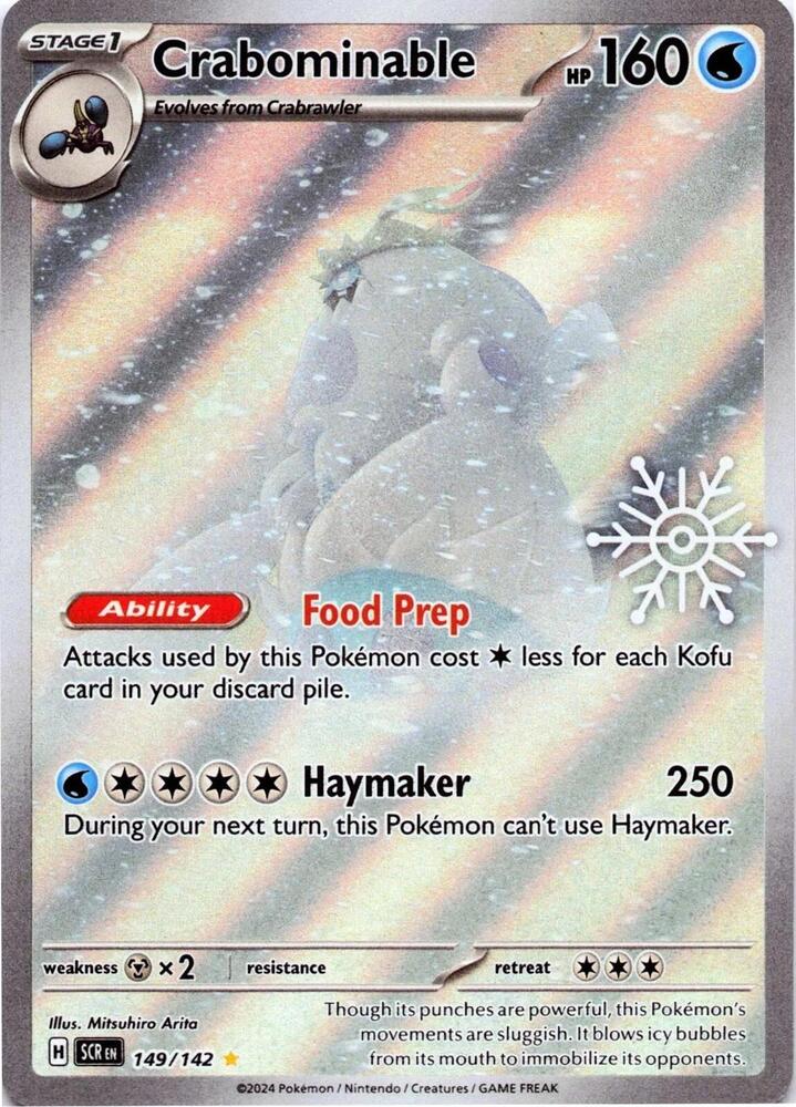 Crabominable (Holiday Calendar) 149/142 card from Miscellaneous Cards & Products