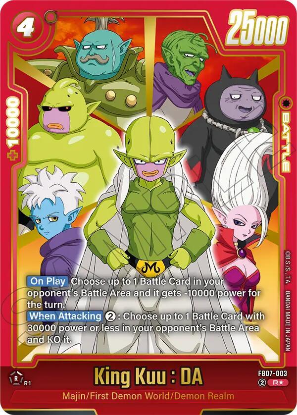 King Kuu : DA (Alternate Art) FB07-003 card from Wish For Shenron