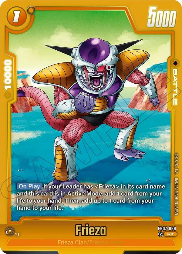 Frieza (Alternate Art) FB07-088 card from Wish For Shenron