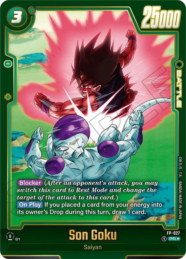 Son Goku (Alternate Art) FP-027 card from Fusion World Promotion Cards and Packs