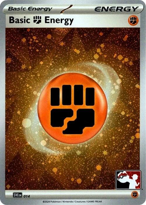 Basic Fighting Energy (Cosmos Holo) 014 card from Prize Pack Series Cards