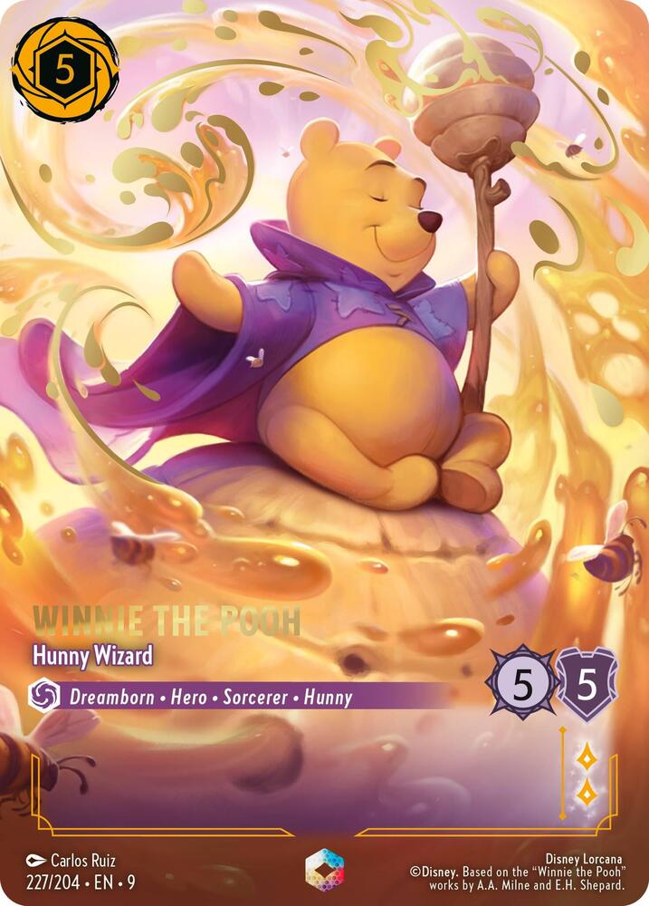 Winnie the Pooh - Hunny Wizard (Enchanted) 227/204 card from Fabled