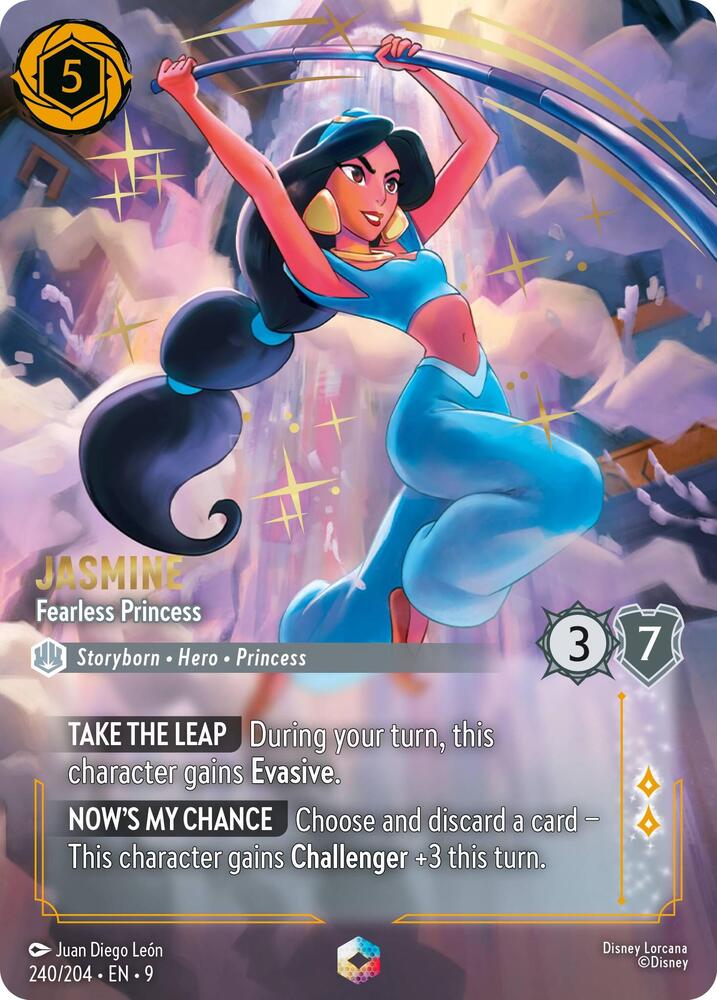 Jasmine - Fearless Princess (Enchanted) 240/204 card from Fabled