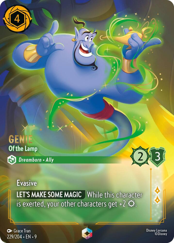 Genie - Of the Lamp (Enchanted) 229/204 card from Fabled
