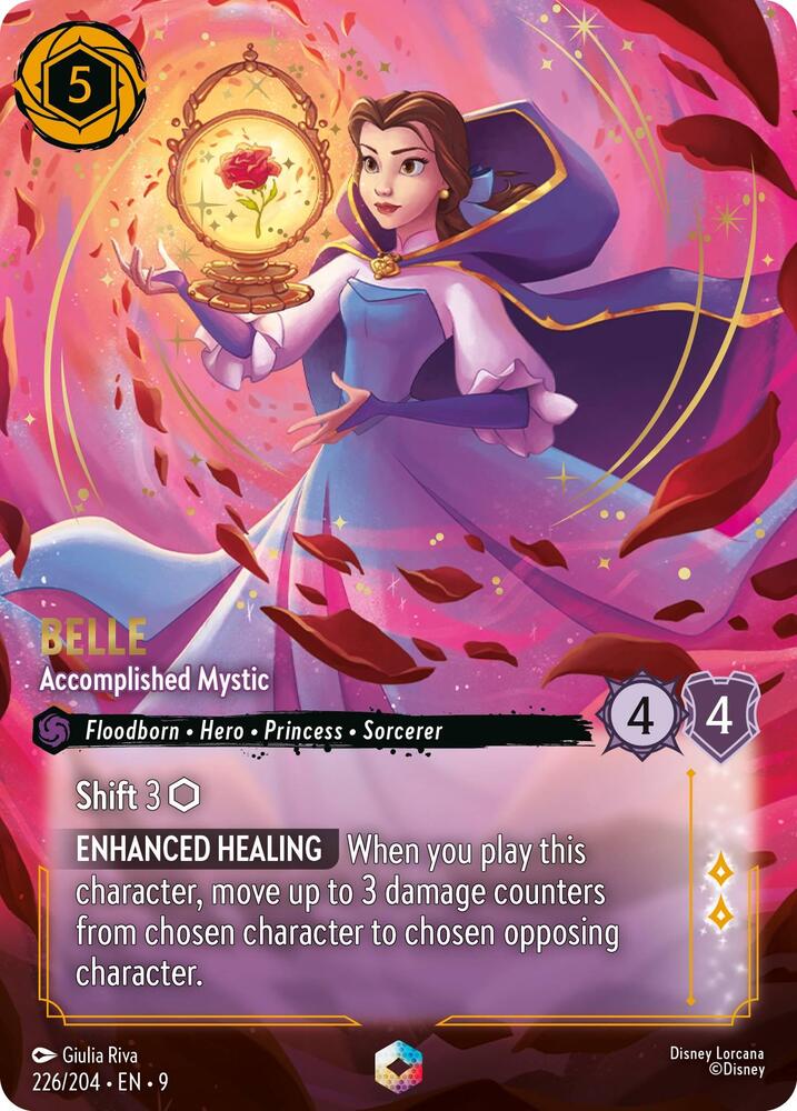 Belle - Accomplished Mystic (Enchanted) 226/204 card from Fabled