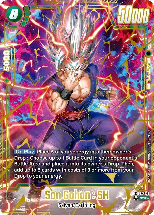 Son Gohan : SH (Alternate Art) FB07-121 card from Wish For Shenron
