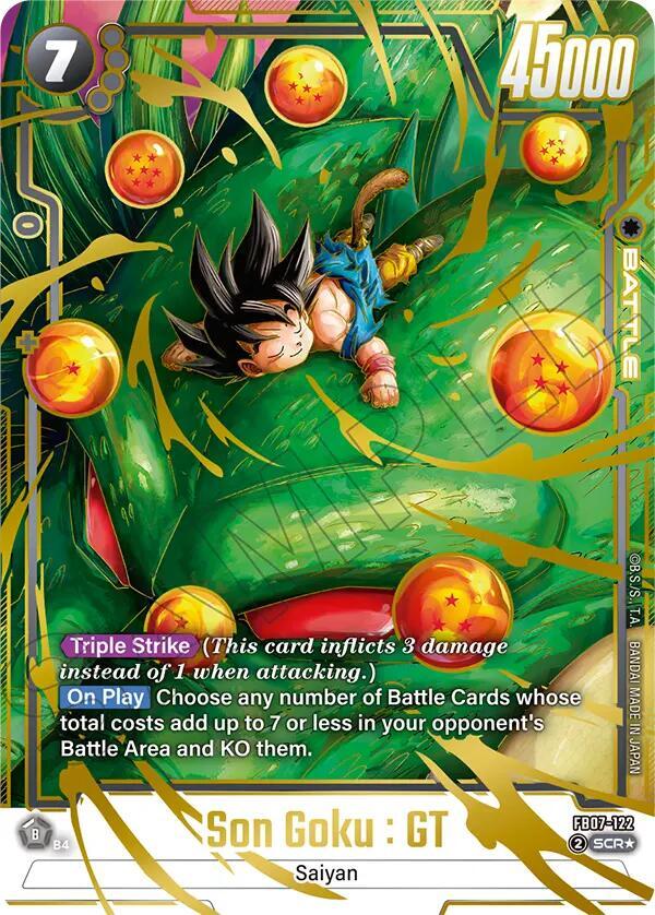 Son Goku : GT (Alternate Art) FB07-122 card from Wish For Shenron