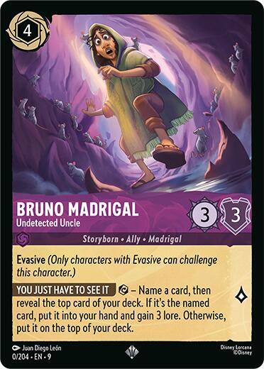Bruno Madrigal - Undetected Uncle 0/204 card from Fabled