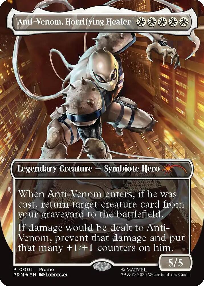 Anti-Venom, Horrifying Healer (Borderless) 1 card from Media Promos