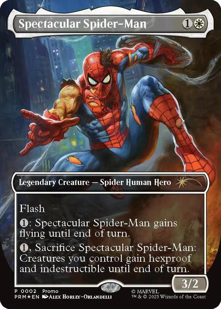 Spectacular Spider-Man (Borderless) 2 card from Media Promos