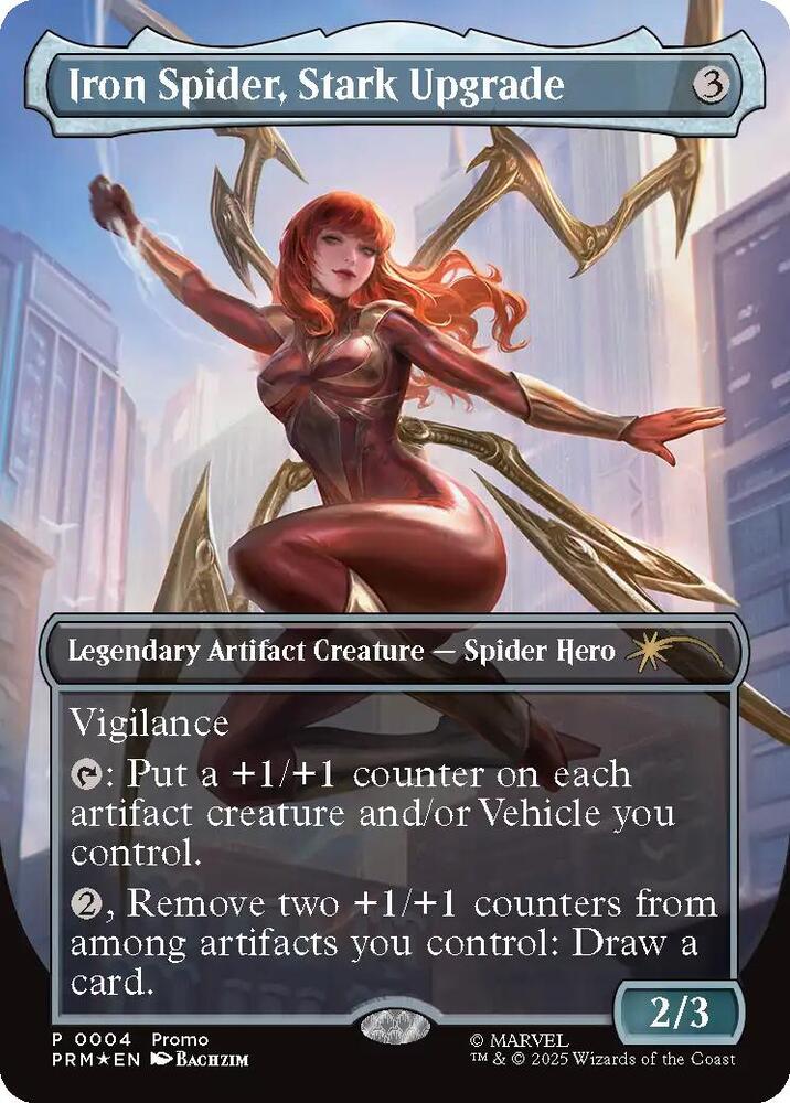 Iron Spider, Stark Upgrade (Borderless) 4 card from Media Promos
