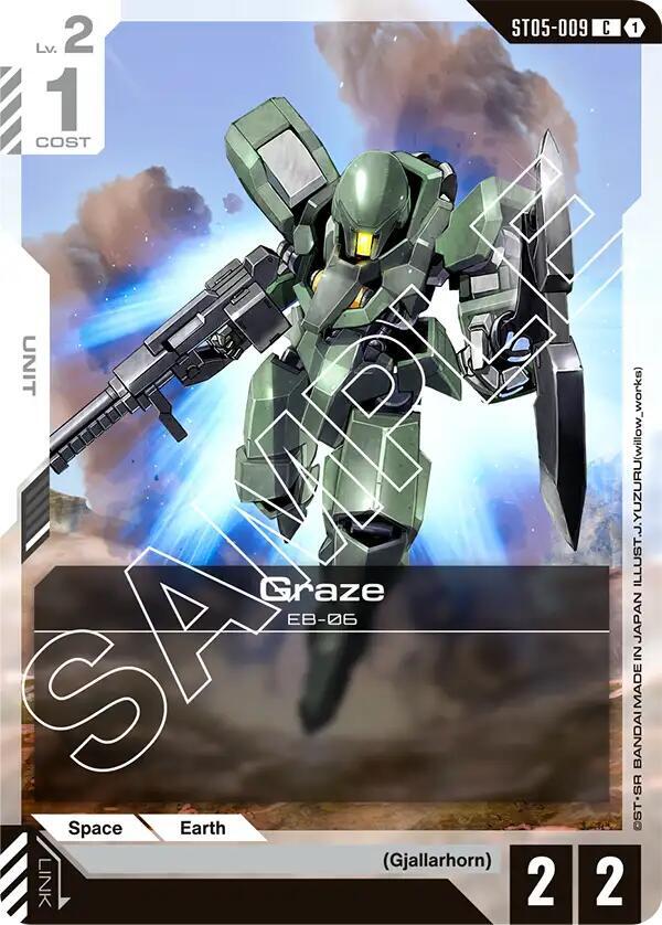 Graze ST05-009 card from Starter Deck 05: Iron Bloom
