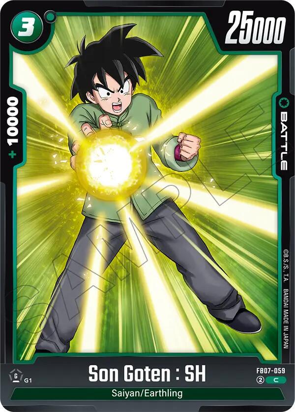 Son Goten : SH FB07-059 card from Wish For Shenron