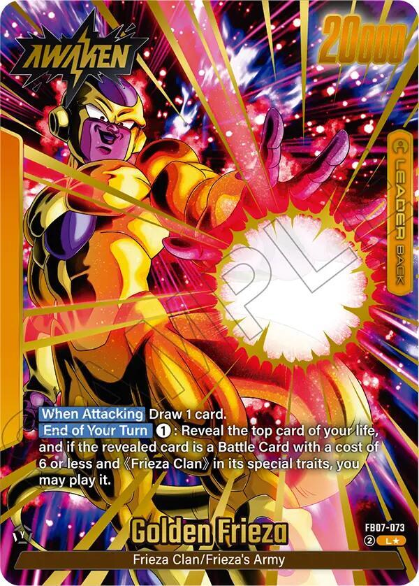 Frieza (Alternate Art) FB07-073 card from Wish For Shenron