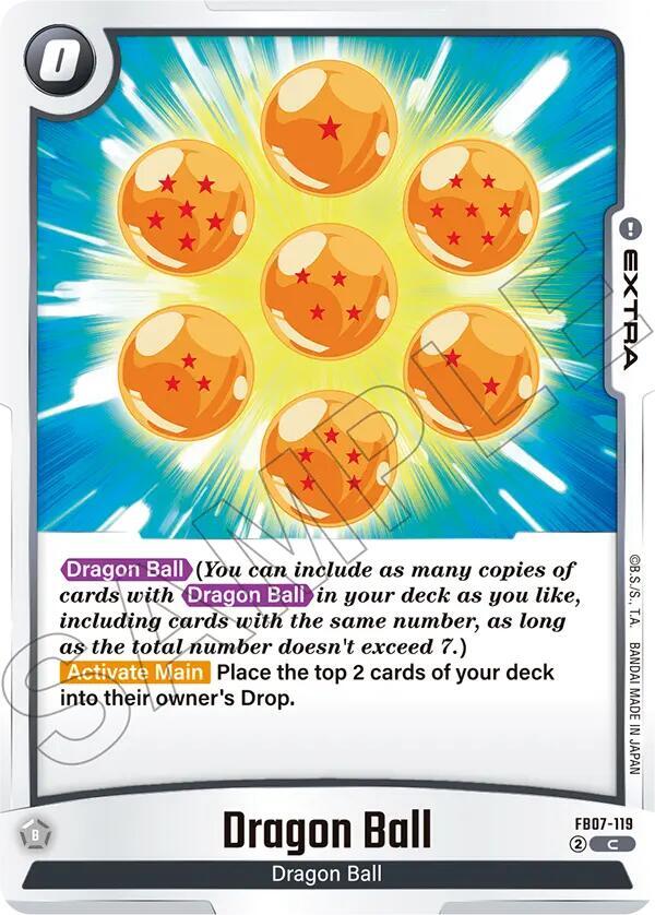 Dragon Ball FB07-119 card from Wish For Shenron