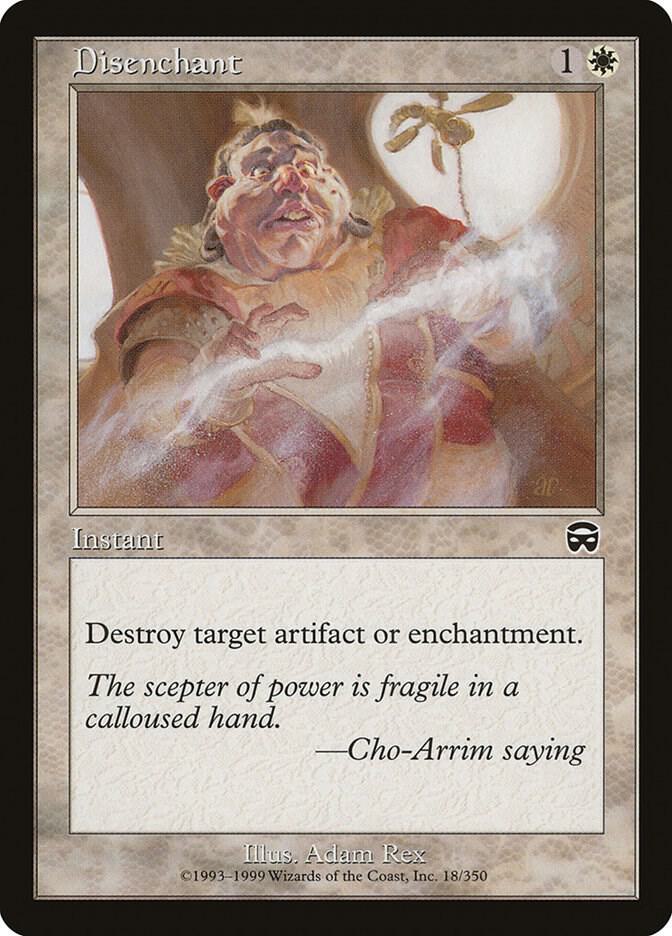Disenchant 18 card from Mercadian Masques