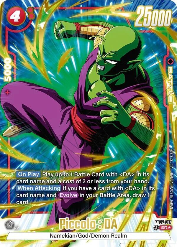 Piccolo : DA (Alternate Art) FB07-017 card from Wish For Shenron