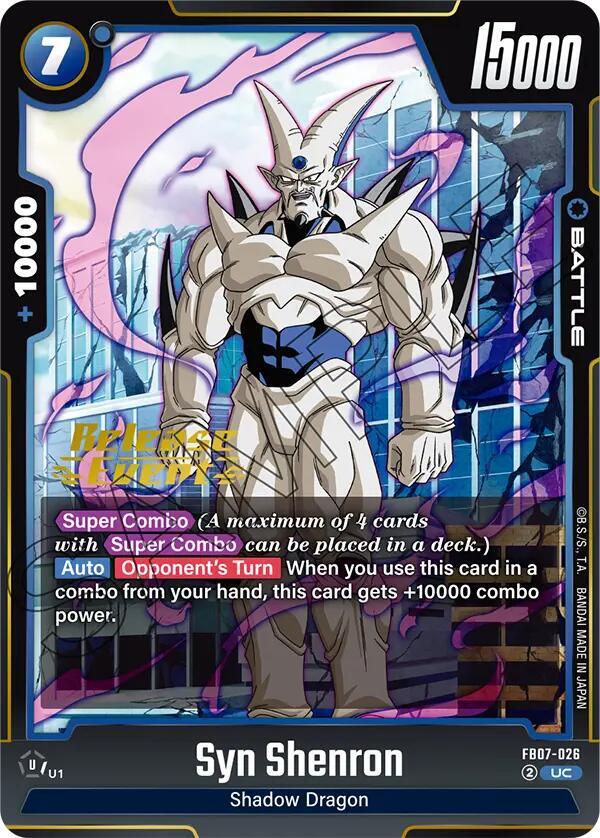 Syn Shenron FB07-026 card from Wish For Shenron Release Event Cards