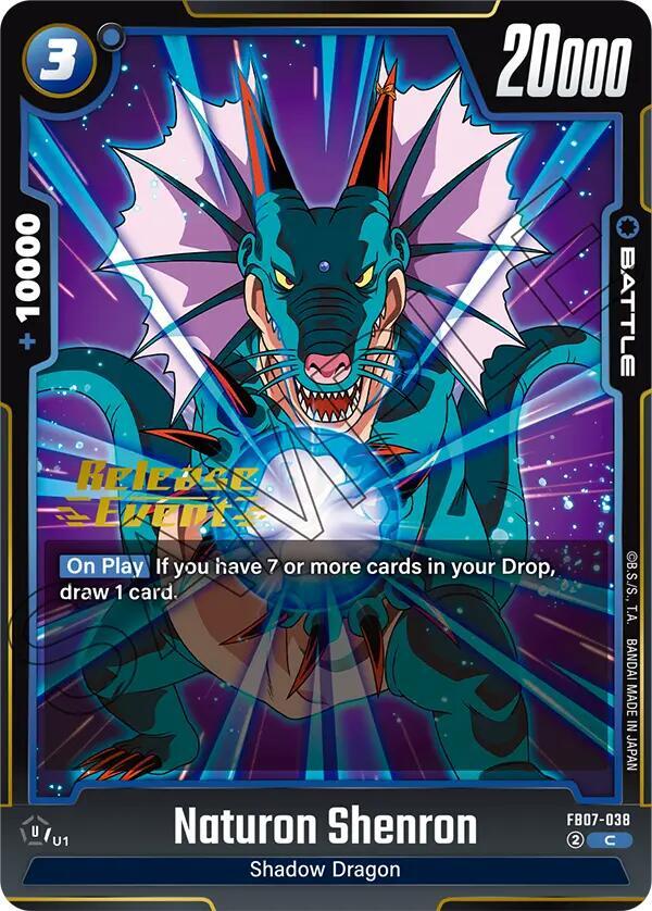 Naturon Shenron FB07-038 card from Wish For Shenron Release Event Cards