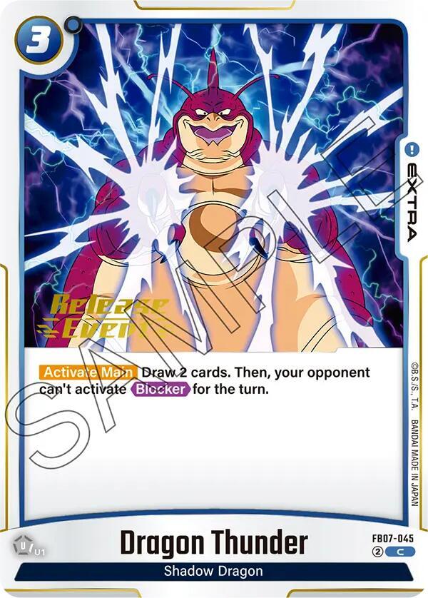 Dragon Thunder FB07-045 card from Wish For Shenron Release Event Cards