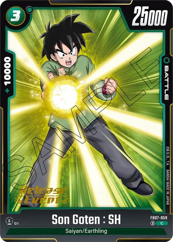 Son Goten : SH FB07-059 card from Wish For Shenron Release Event Cards