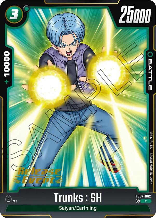 Trunks : SH FB07-062 card from Wish For Shenron Release Event Cards