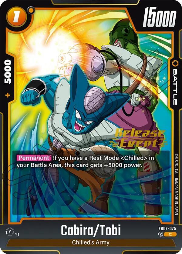 Cabira/Tobi FB07-075 card from Wish For Shenron Release Event Cards