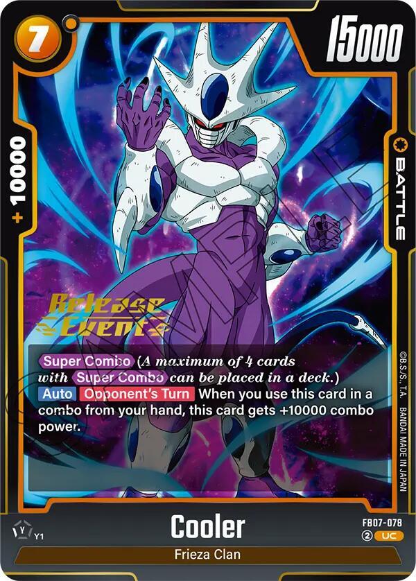 Cooler FB07-078 card from Wish For Shenron Release Event Cards