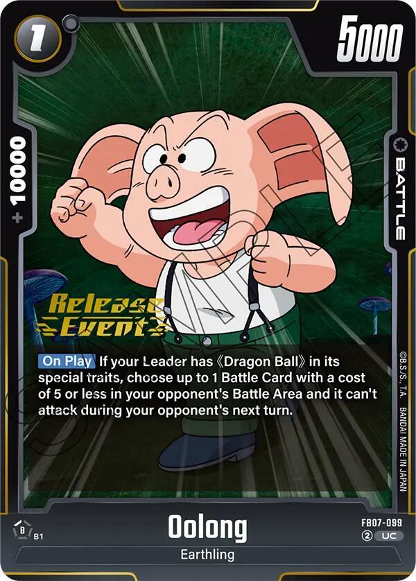 Oolong FB07-099 card from Wish For Shenron Release Event Cards
