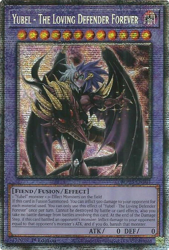 Yubel - The Loving Defender Forever MP25-EN001 card from 2025 Mega-Pack
