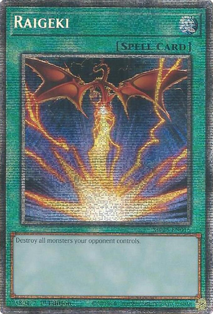Raigeki MP25-EN015 card from 2025 Mega-Pack